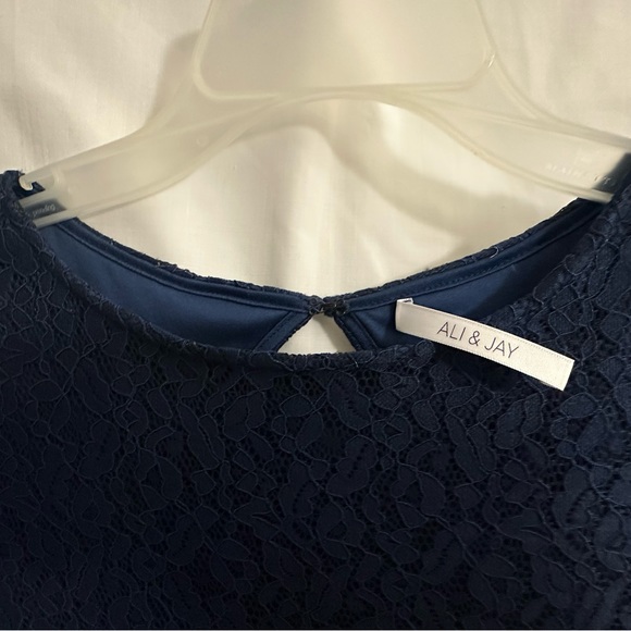 Ali & Jay size Small Blue Laced mini Dress - Picture 4 of 4